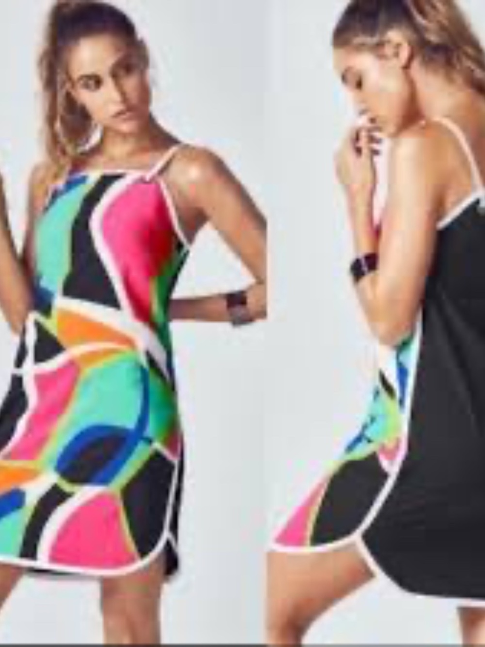 FABLETICS - Multicolor Abstract Print cover Up - Picture 2 of 9